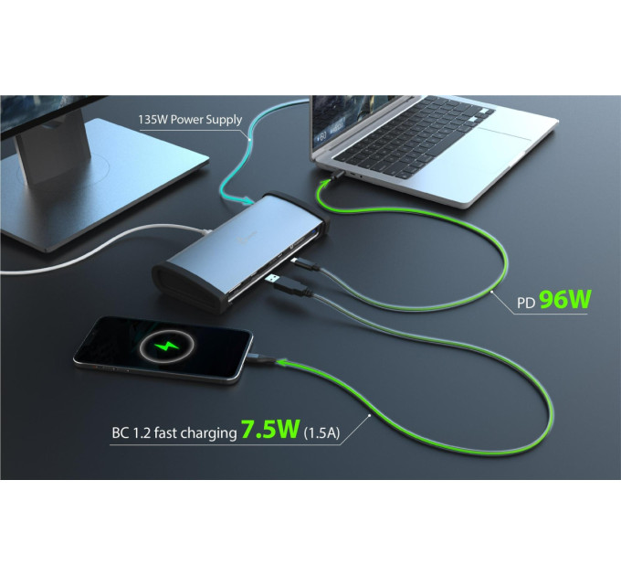J5create Док-станція J5create USB-C 11-в-1 (JTD562-EN)