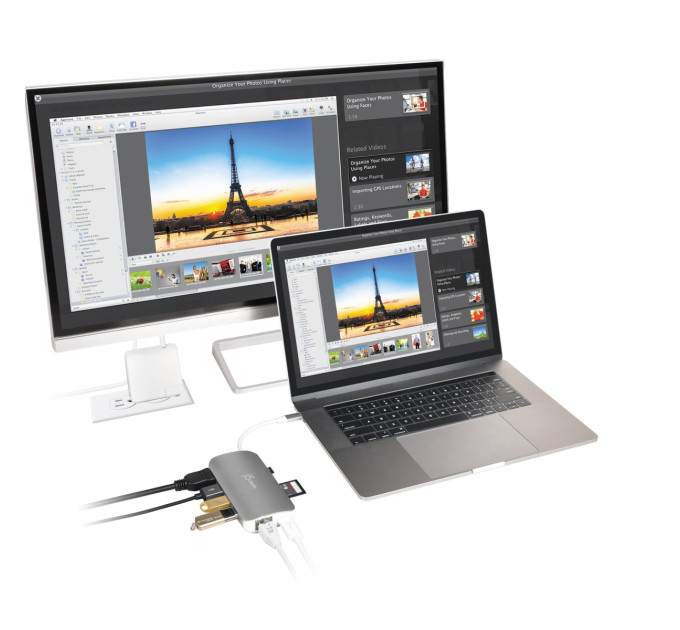 J5create Док-станція J5create USB-C 9-в-1 (JCD383-N)