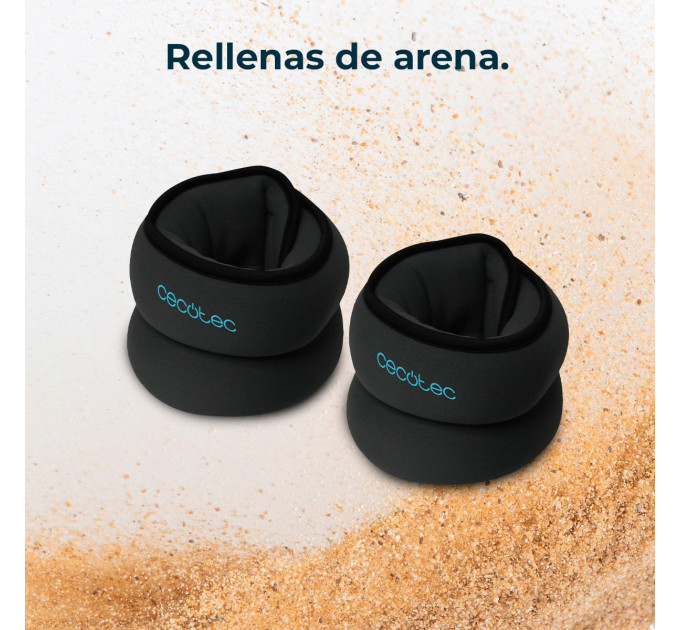 Cecotec Обтяжувачі Cecotec Drumfit AnkleBell 2000 Neo (2шт по 2кг) (CCTC-07207)