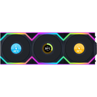 Вентилятор Lian Li Uni Fan SL Wireless LCD 120-3 Reverse Black (G99.12RSLLCD1W3B.00)
