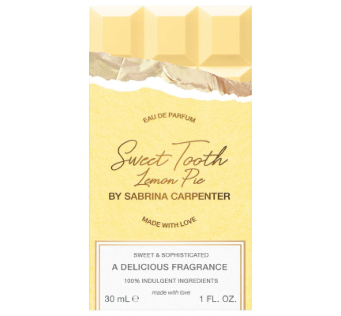 Sabrina Carpenter Парфумована вода Sabrina Carpenter Sweet Tooth Lemon Pie 30 мл (810023678816)