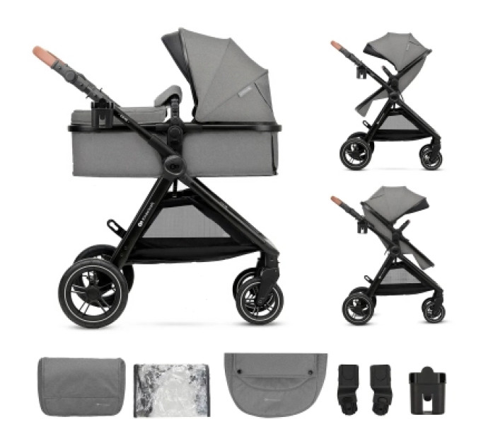 Kinderkraft Коляска Kinderkraft 2 в 1 Esme Grey (KSESME00GRY2000) (5902533929658)