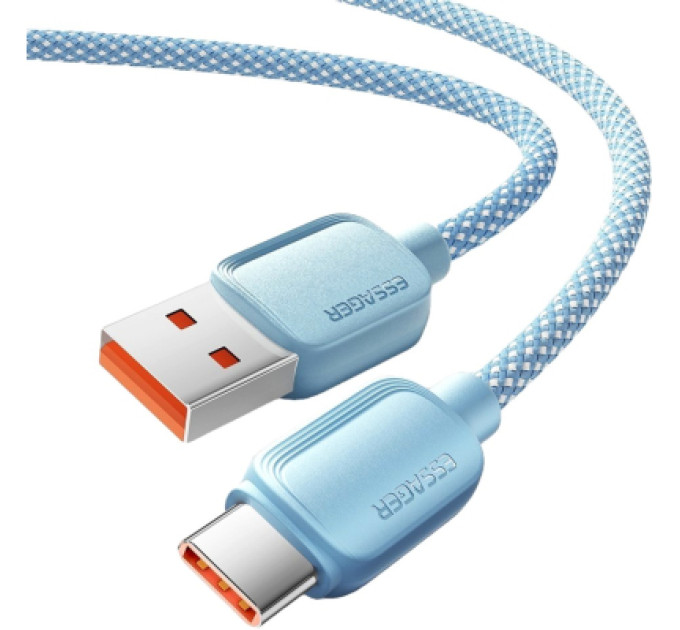 Essager Дата кабель USB 2.0 AM to USB-C 1.0m 100W blue Essager (EXC7A-WL03-P)