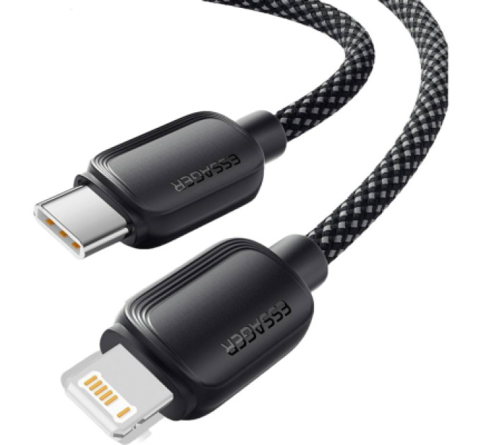Essager Дата кабель USB-C to Lightning 1.0m 20W black Essager (EXCTL-WL01-P)