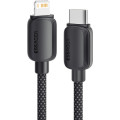 Essager Дата кабель USB-C to Lightning 1.0m 20W black Essager (EXCTL-WL01-P)