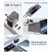 Essager Зарядний пристрій 1xUSB-C + 1xUSB 33W Essager (ECTAC-PCB01-P)