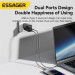 Essager Зарядний пристрій 1xUSB-C + 1xUSB 33W Essager (ECTAC-PCB01-P)