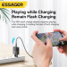 Essager Зарядний пристрій 1xUSB-C + 1xUSB 33W Essager (ECTAC-PCB01-P)