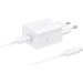 Samsung Зарядний пристрій Samsung USB-C 45W + cable USB-C to USB-C white (EP-T4511XWEGEU)