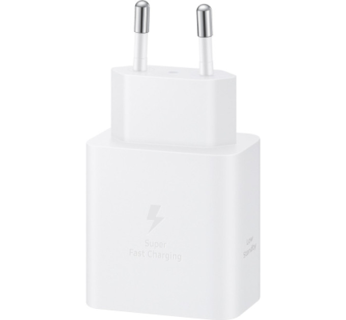 Samsung Зарядний пристрій Samsung USB-C 45W + cable USB-C to USB-C white (EP-T4511XWEGEU)