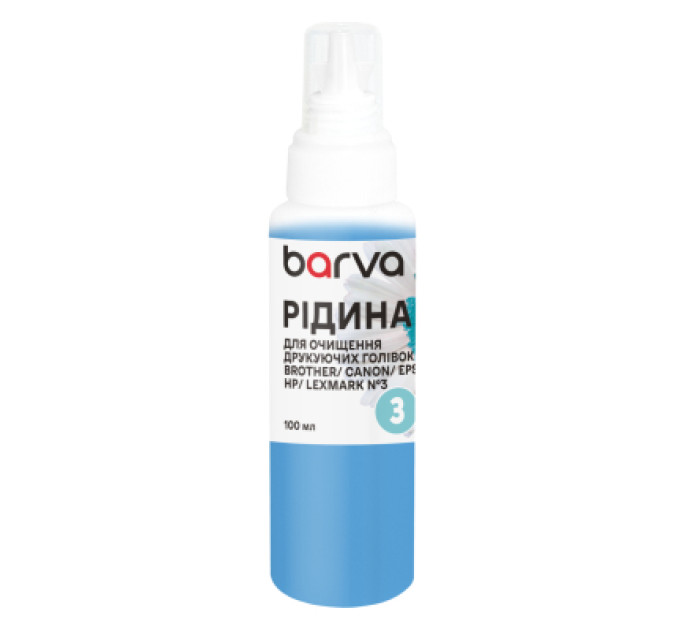 Barva Рідина для очистки Barva №3 Brother/Canon/Epson/HP/Lexmar print head pigment 100 мл (F5-020-100)