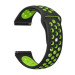 BeCover Ремінець BeCover Vents Style для Xiaomi iMi KW66/Mi Watch Color/Watch S1 Active/Haylou LS01/LS05 Black-Green (705802)