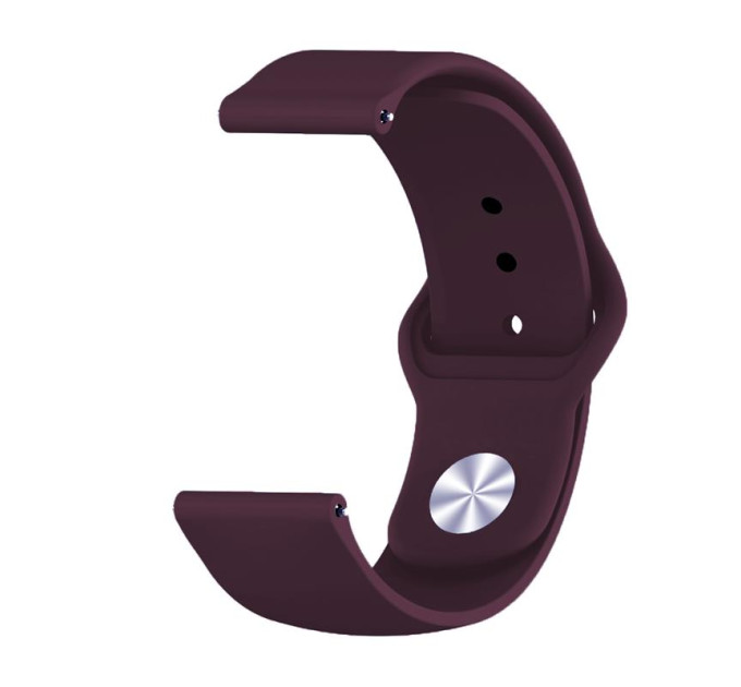 BeCover Силіконовий ремінець BeCover для Samsung Galaxy Watch 46mm/Watch 3 45mm/Gear S3 Classic/Gear S3 Frontier Purple-Wine (706318)
