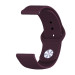 BeCover Силіконовий ремінець BeCover для Samsung Galaxy Watch 46mm/Watch 3 45mm/Gear S3 Classic/Gear S3 Frontier Purple-Wine (706318)