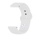 BeCover Силіконовий ремінець BeCover для Xiaomi iMi KW66/Mi Watch Color/Haylou LS01/Watch S1 Active White (706357)