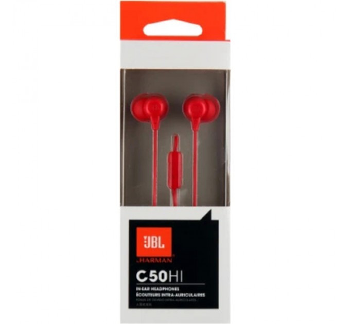 JBL Навушники JBL C50 HI Red (JBLC50HIRED)