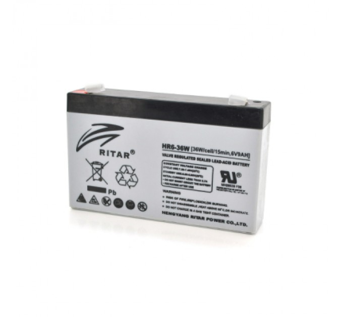 Батарея до ДБЖ Ritar 6V-9Ah (HR6-36W)