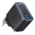 Anker Зарядний пристрій Anker 2xUSB-C PD70W + 1xUSB black (A121AL11)