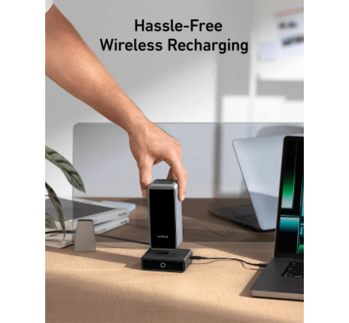Anker Зарядний пристрій Anker 2xUSB-C 100W + 1xUSB + Pogo pin for Anker Prime black (A1902311)