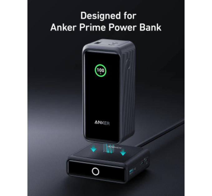 Anker Зарядний пристрій Anker 2xUSB-C 100W + 1xUSB + Pogo pin for Anker Prime black (A1902311)
