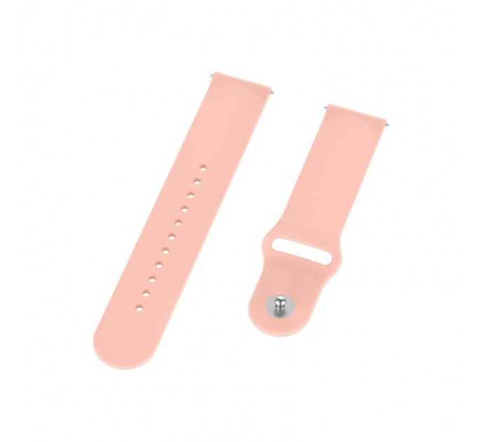 Силіконовий ремінець BeCover для Xiaomi iMi KW66/Mi Watch Color/Haylou LS01/Watch S1 Active Grapefruit-Pink (706351)
