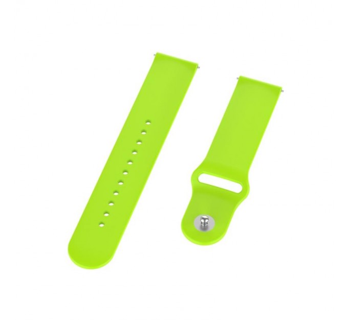 Силіконовий ремінець BeCover для Xiaomi iMi KW66/Mi Watch Color/Haylou LS01/Watch S1 Active Lime (706363)