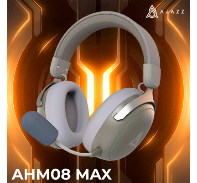 Ajazz Навушники Ajazz AHM08 MAX 3-Mode Grey (AHM08-MAX-GW)