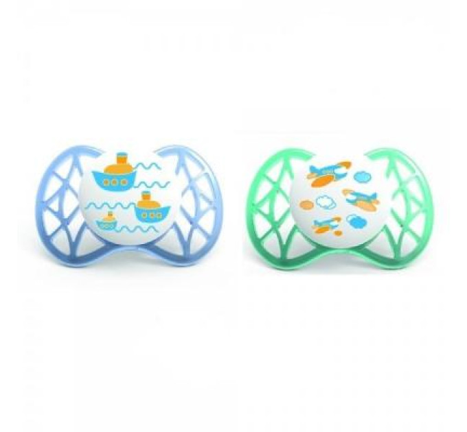 Nuvita Пустушка Nuvita Air 0м+ 2шт. для мальчика (NV7060Boy)