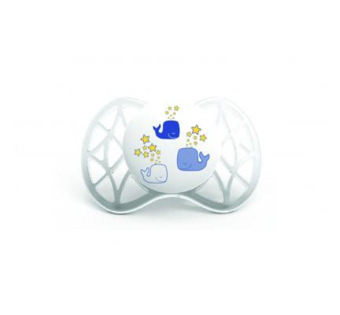Nuvita Пустушка Nuvita Air симметрическая 0м+ 2 шт. светится в темноте (NV7063)