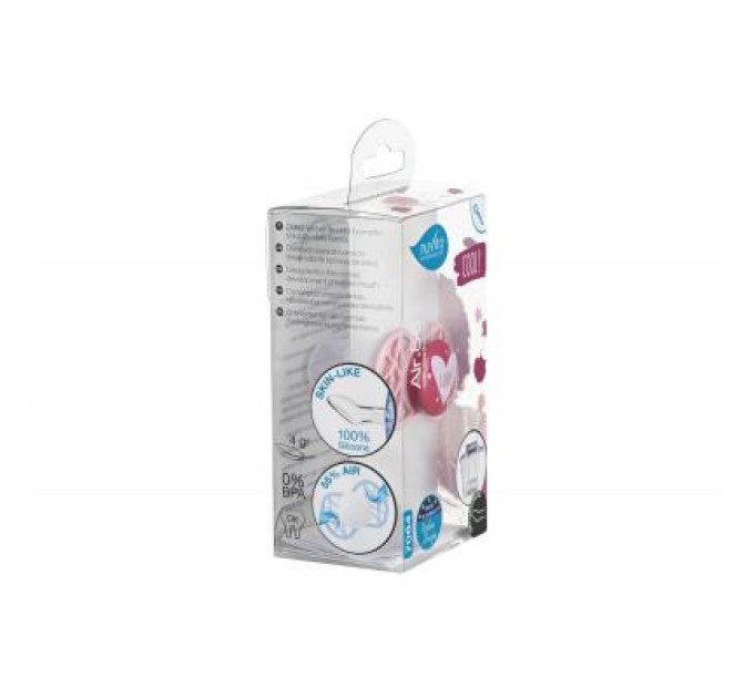 Nuvita Пустушка Nuvita Air55 Cool 0m+ ортодонтична рожева (NV7064PR)