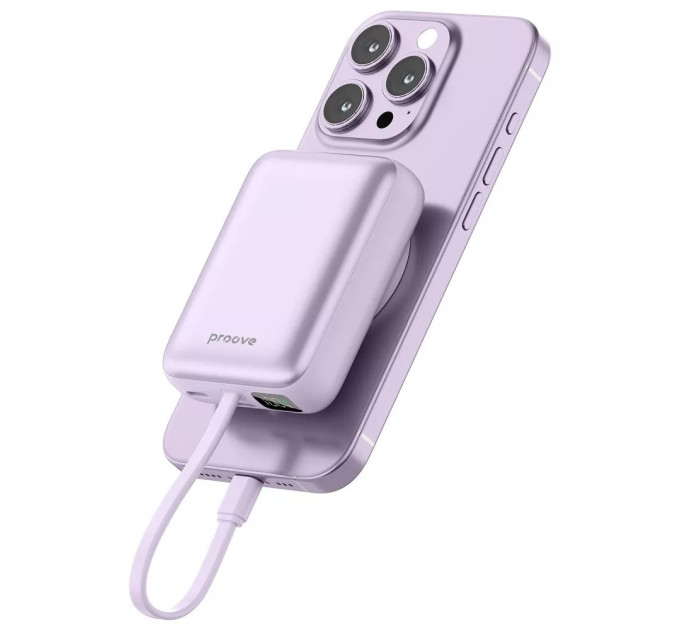 Proove Універсальна мобільна батарея Proove Neutron 22.5W 10000mAh Purple (PBNE22022209)