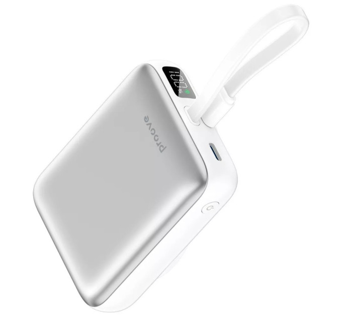 Proove Універсальна мобільна батарея Proove Neutron 22.5W 10000mAh Silver/White (PBNE22022206)
