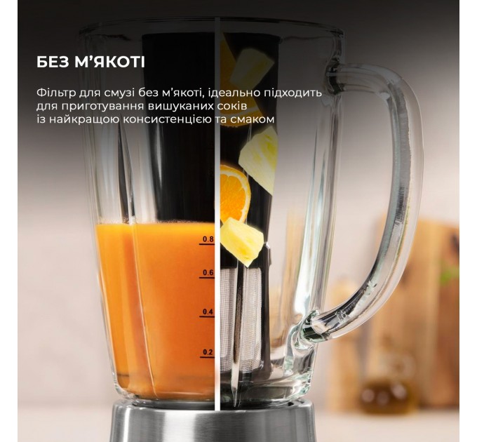 Блендер Cecotec Power Titanium 2000MAX PerfectMix Black CCTC-04140 (8435484041409)