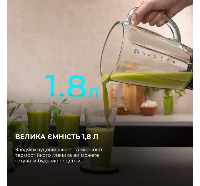 Блендер Cecotec Power Titanium 2000MAX PerfectMix Black CCTC-04140 (8435484041409)