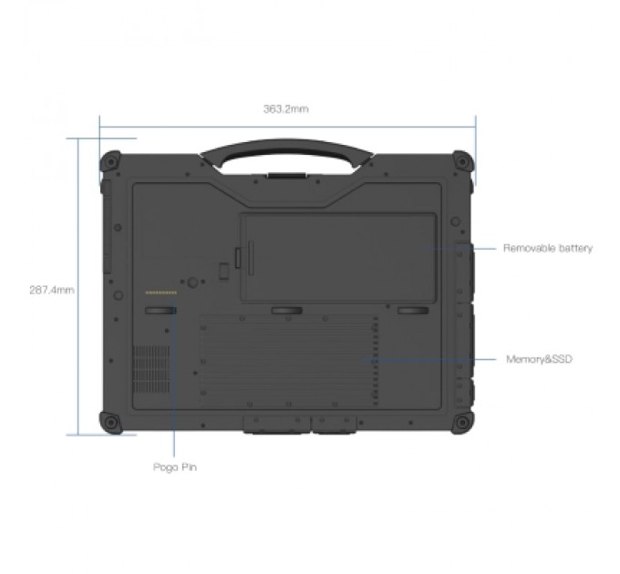 Ноутбук Vinga Scout X14A (X14A-1255321024B)