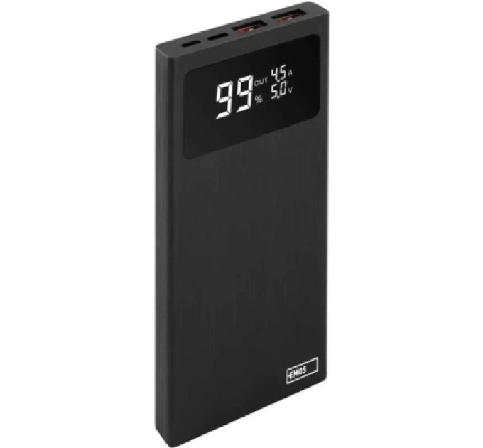 EMOS Батарея універсальна EMOS 10000mAh BETAQ 10, 22.5W, black (B0531B)