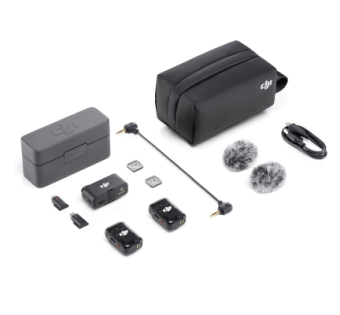DJI Мікрофон DJI Mic 2 (2 TX + 1 RX + Charging Case) (CP.RN.00000325.01)
