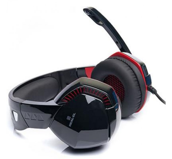 Навушники REAL-EL GDX-7800 Black/Red (EL124100027)