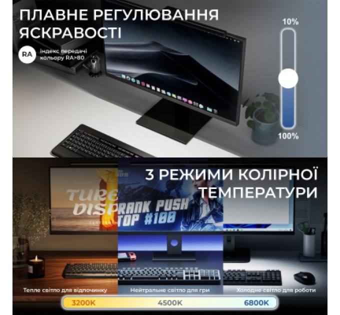 Настільна лампа OfficePro на монітор SL050B (SL050B)