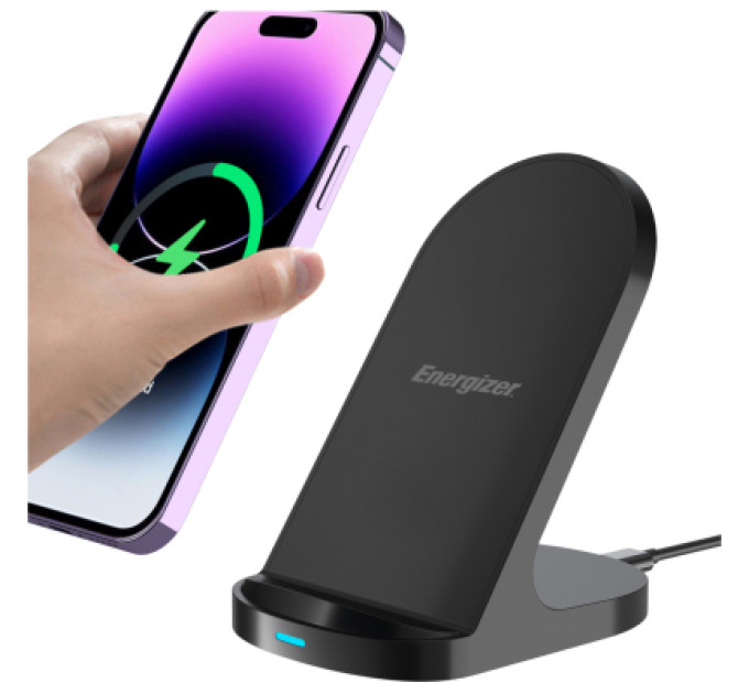 Energizer Зарядний пристрій Energizer Qi 15W wireless WCP108 black (WCP108)