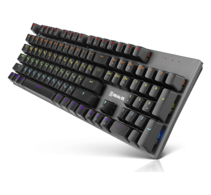 REAL-EL Клавіатура REAL-EL M 13 USB Grey (EL123100045)