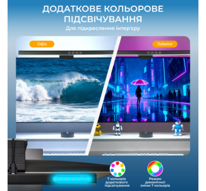 OfficePro Настільна лампа OfficePro на монітор SL083B (SL083B)