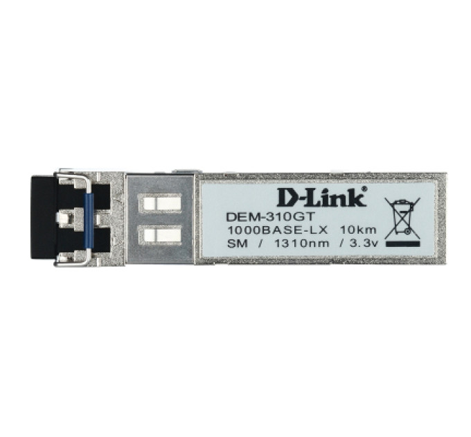 D-Link Модуль SFP D-Link Трансивер D-Link DEM-310GT SFP, 1x1000BaseLX. SM 10км, LC (10шт/уп) (DEM-310GT/10)