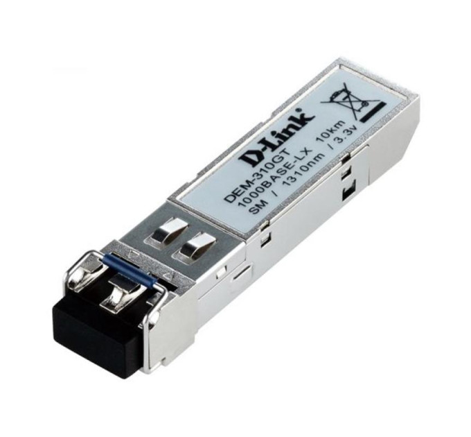 D-Link Модуль SFP D-Link Трансивер D-Link DEM-310GT SFP, 1x1000BaseLX. SM 10км, LC (10шт/уп) (DEM-310GT/10)