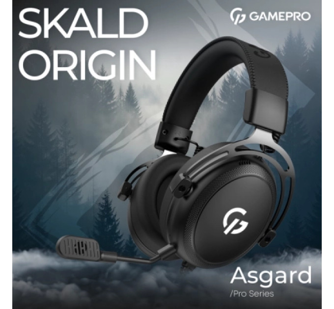 GamePro Навушники GamePro Asgard Skald Origin Black (HS850B)