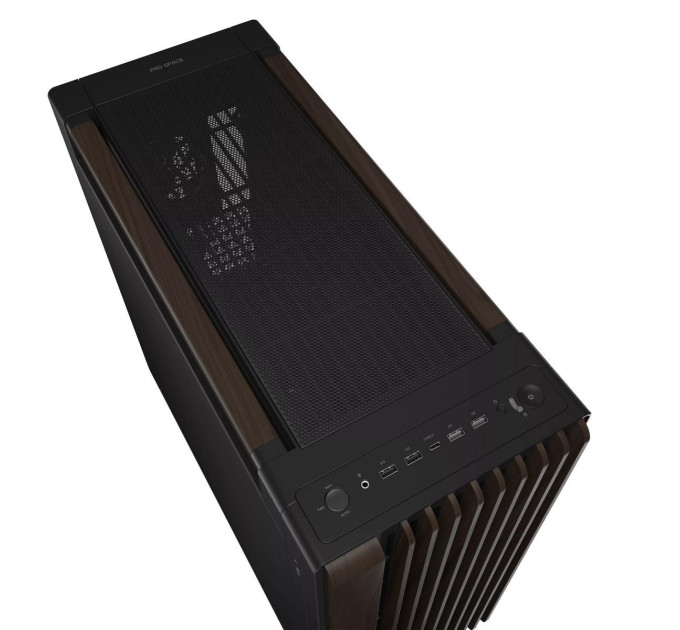 ASUS Корпус Asus ProArt PA602 Walnut Wood Metal Panel Modern Black (90DC00J0-B09040)