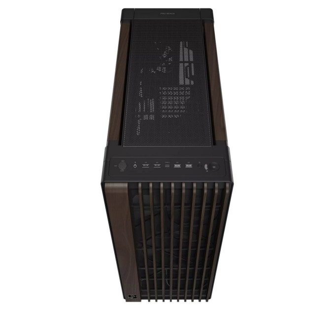 ASUS Корпус Asus ProArt PA602 Walnut Wood Metal Panel Modern Black (90DC00J0-B09040)