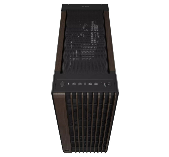 ASUS Корпус Asus ProArt PA602 Walnut Wood Tempered Glass Modern Black (90DC00J0-B09030)