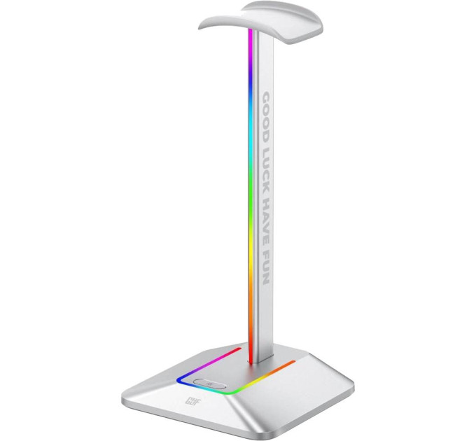 FragON Тримач для навушників FragON Watchtower 2U RGB Silver (FGLHH22WTWTR2URGB)