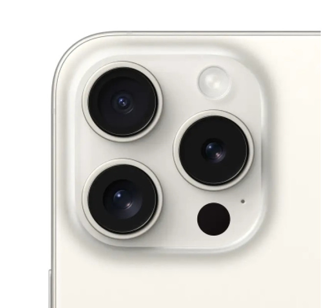 Apple Мобільний телефон Apple iPhone 15 Pro 128Gb White Titanium (REF A) BREEZY (2AMTUW3)